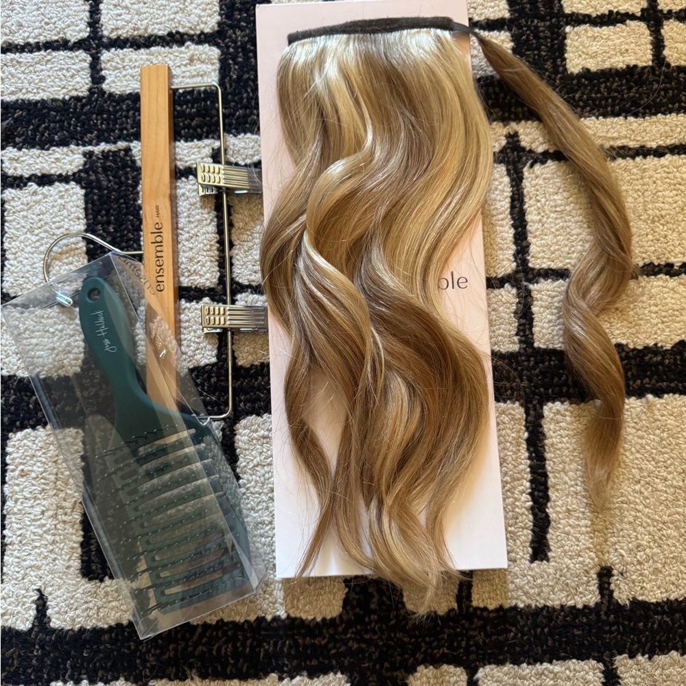 Blonde and Brown Hair Extension